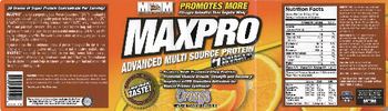 MM Sports Nutrition Maxpro Orange - 