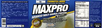 MM Sports Nutrition Maxpro Vanilla - 