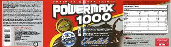 MM Sports Nutrition Powermax 1000 Chocolate - supplement