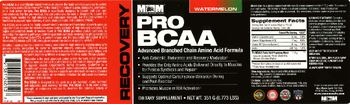MM Sports Nutrition Pro BCAA Watermelon - supplement