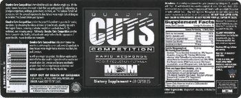 MM Sports Nutrition Quadra Cuts Competition - supplement