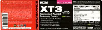 MM Sports Nutrition XT3 Pink Lemonade - supplement