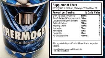 MN Morphogen Nutrition Thermogen - supplement