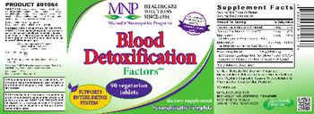 MNP Michael's Naturopathic Programs Blood Detoxification Factors - supplement