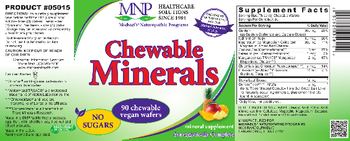 MNP Michael's Naturopathic Programs Chewable Minerals Natural Fruit Punch Flavor - mineral supplement