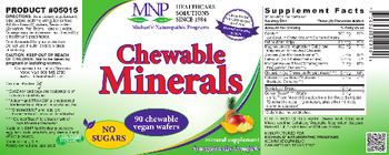 MNP Michael's Naturopathic Programs Chewable Minerals - mineral supplement