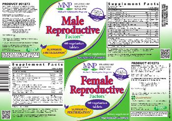 MNP Michael's Naturopathic Programs Couple's Pack Male Reproductive Factors - supplement