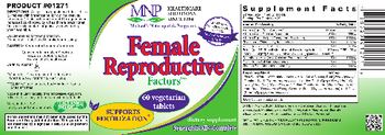 MNP Michael's Naturopathic Programs Female Reproductive Factors - supplement