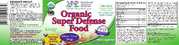 MNP Michael's Naturopathic Programs Organic Super Defense Food Natural Fruit Flavor - supplement