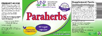MNP Michael's Naturopathic Programs Paraherbs - supplement
