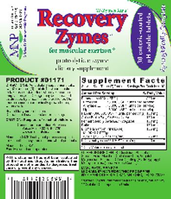 MNP Michael's Naturopathic Programs Recovery Zymes - proteolytic enzyme supplement