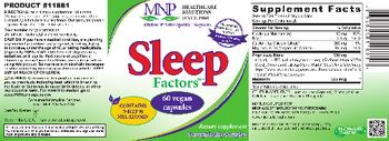 MNP Michael's Naturopathic Programs Sleep Factors - supplement