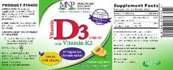 MNP Michael's Naturopathic Programs Vitamin D3 2500 IU with Vitamin K2 - vitamin supplement