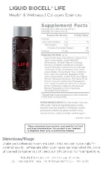 Modere Liquid Biocell Life - supplement