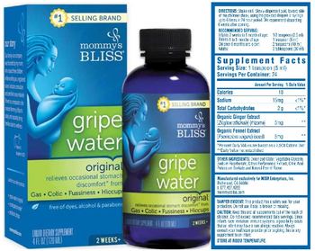Mommy's Bliss Gripe Water - liquid supplement