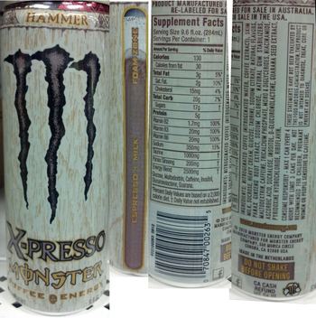 Monster Hammer X-presso - energy supplement