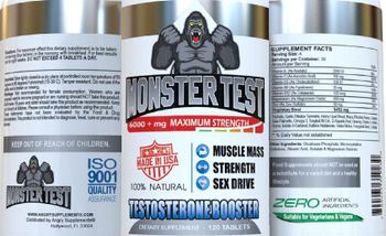 Monster Test Testosterone Booster Maximum Strength - supplement
