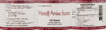 Montiff Montiff Amino Starter 100 Grams - supplement