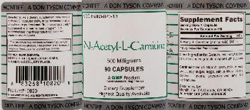 Montiff N-Acetyl-L-Carnitine 500 Milligrams - supplement