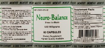 Montiff Neuro-Balance - supplement