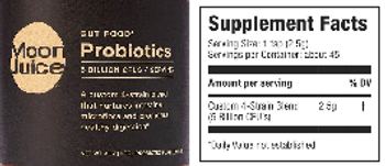 Moon Juice Probiotics - probiotic supplement