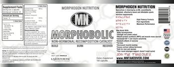 Morphogen Nutrition Morphobolic - supplement