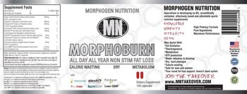 Morphogen Nutrition Morphoburn - supplement