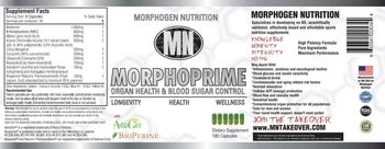 Morphogen Nutrition Morphoprime - supplement
