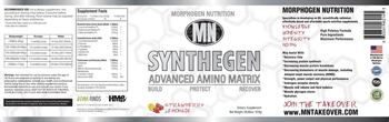 Morphogen Nutrition Synthegen Strawberry Lemonade - supplement