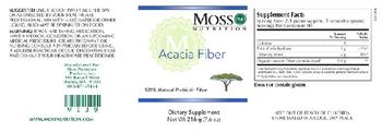 Moss Nutrition Acacia Fiber - supplement