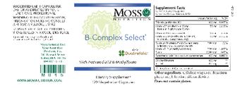 Moss Nutrition B-Complex Select - supplement