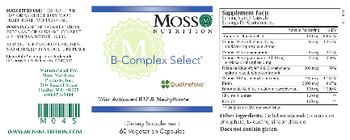 Moss Nutrition B-Complex Select - supplement