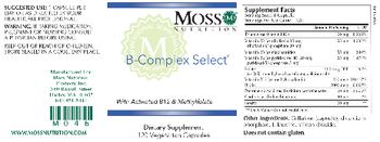 Moss Nutrition B-Complex Select - supplement