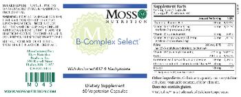 Moss Nutrition B-Complex Select - supplement