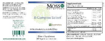 Moss Nutrition B-Complex Select - supplement