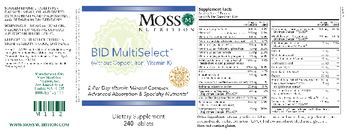 Moss Nutrition BID MultiSelect - supplement