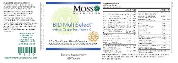 Moss Nutrition BID MultiSelect - supplement