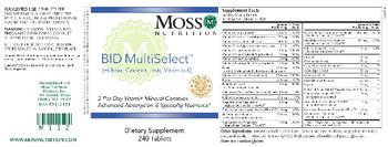 Moss Nutrition BID MultiSelect - supplement