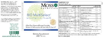 Moss Nutrition BID MultiSelect - supplement