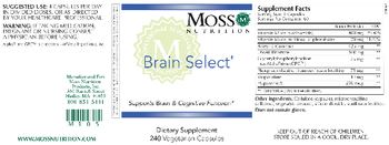 Moss Nutrition Brain Select - supplement