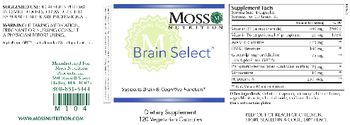 Moss Nutrition Brain Select - supplement