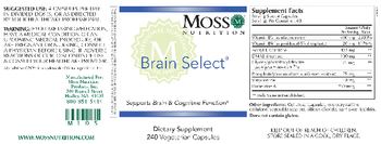 Moss Nutrition Brain Select - supplement