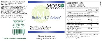 Moss Nutrition Buffered C Select - supplement