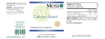 Moss Nutrition Calcium Select - supplement