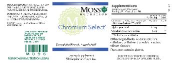 Moss Nutrition Chromium Select - supplement
