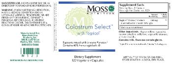Moss Nutrition Colostrum Select with Tegricel - supplement