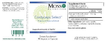 Moss Nutrition Cordyceps Select - supplement