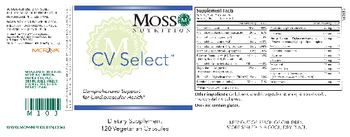 Moss Nutrition CV Select - supplement