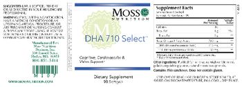 Moss Nutrition DHA 710 Select - supplement