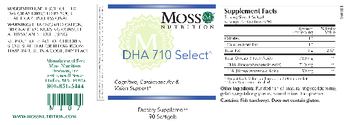 Moss Nutrition DHA 710 Select - supplement
